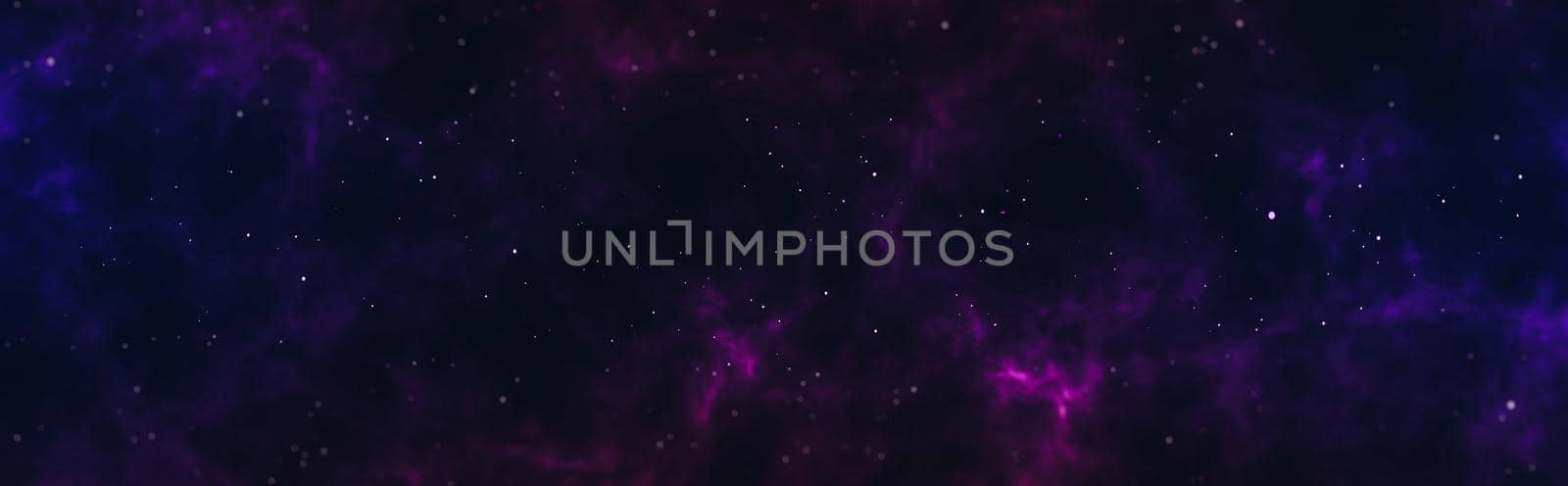 deep space with stars panoramic scene background