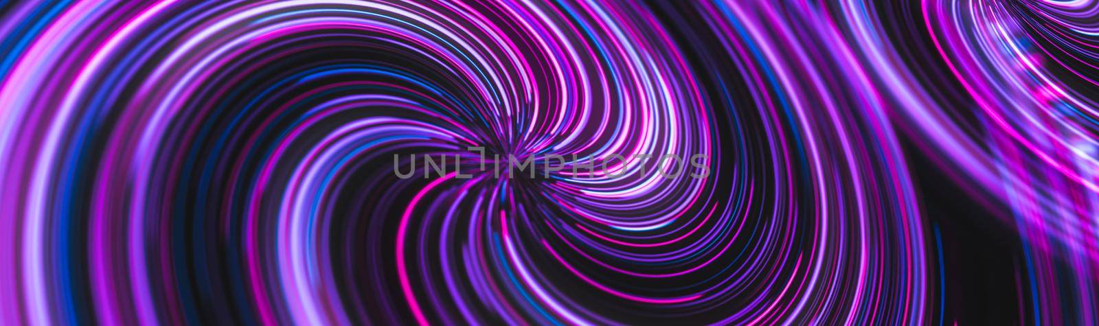 futuristic abstract glowing background twisted neon light curves