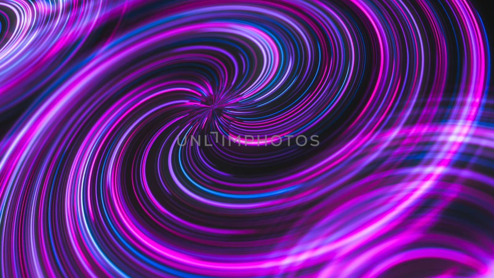 futuristic abstract glowing background twisted neon light curves