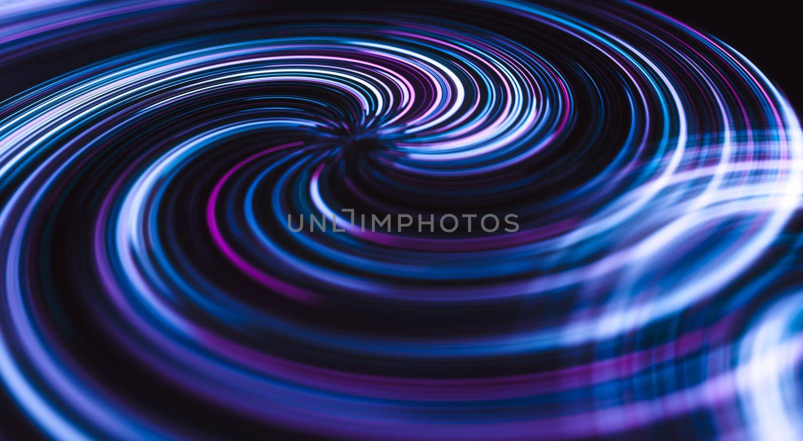 futuristic abstract glowing background twisted neon light curves