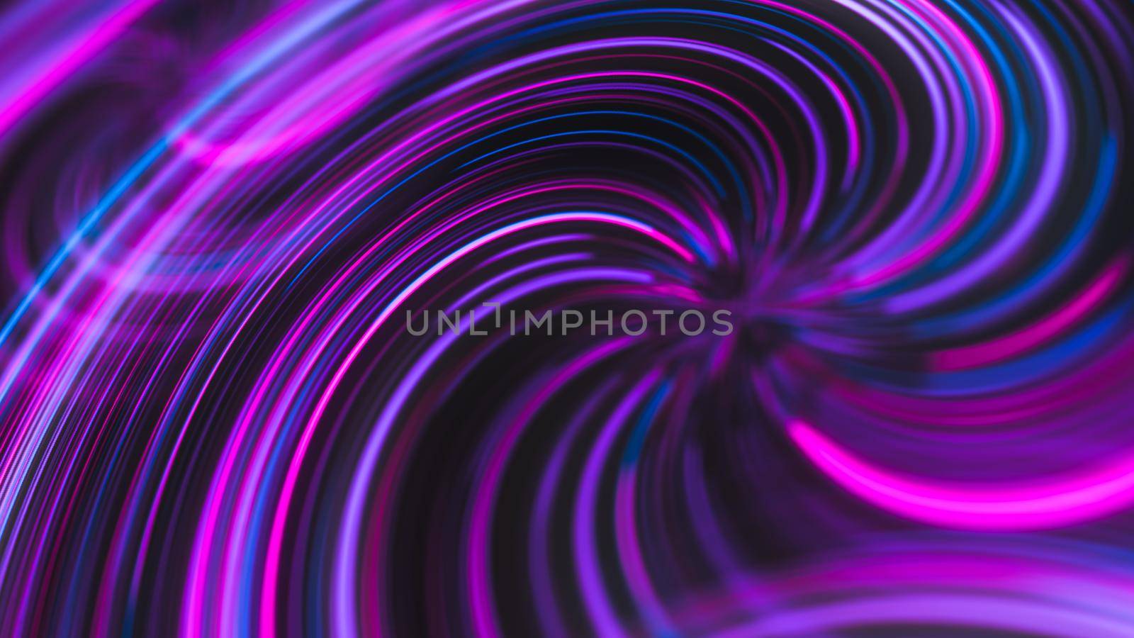 futuristic abstract glowing background twisted neon light curves