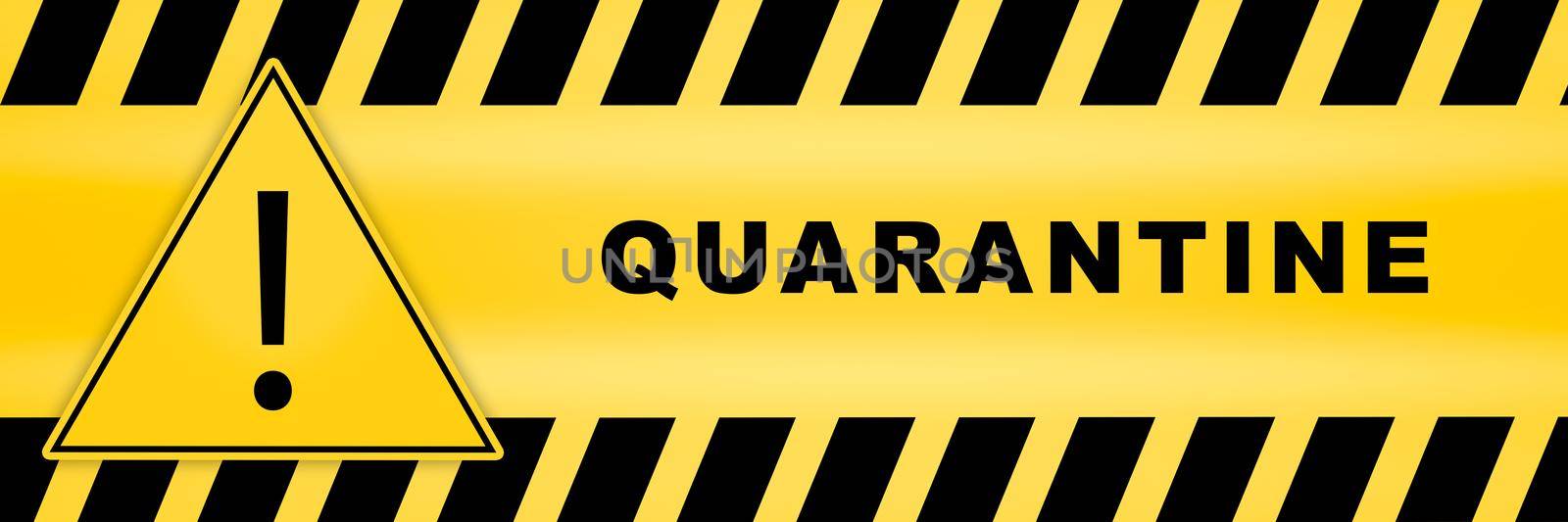 quarantine zone signbiohazard yellow caution attention of danger