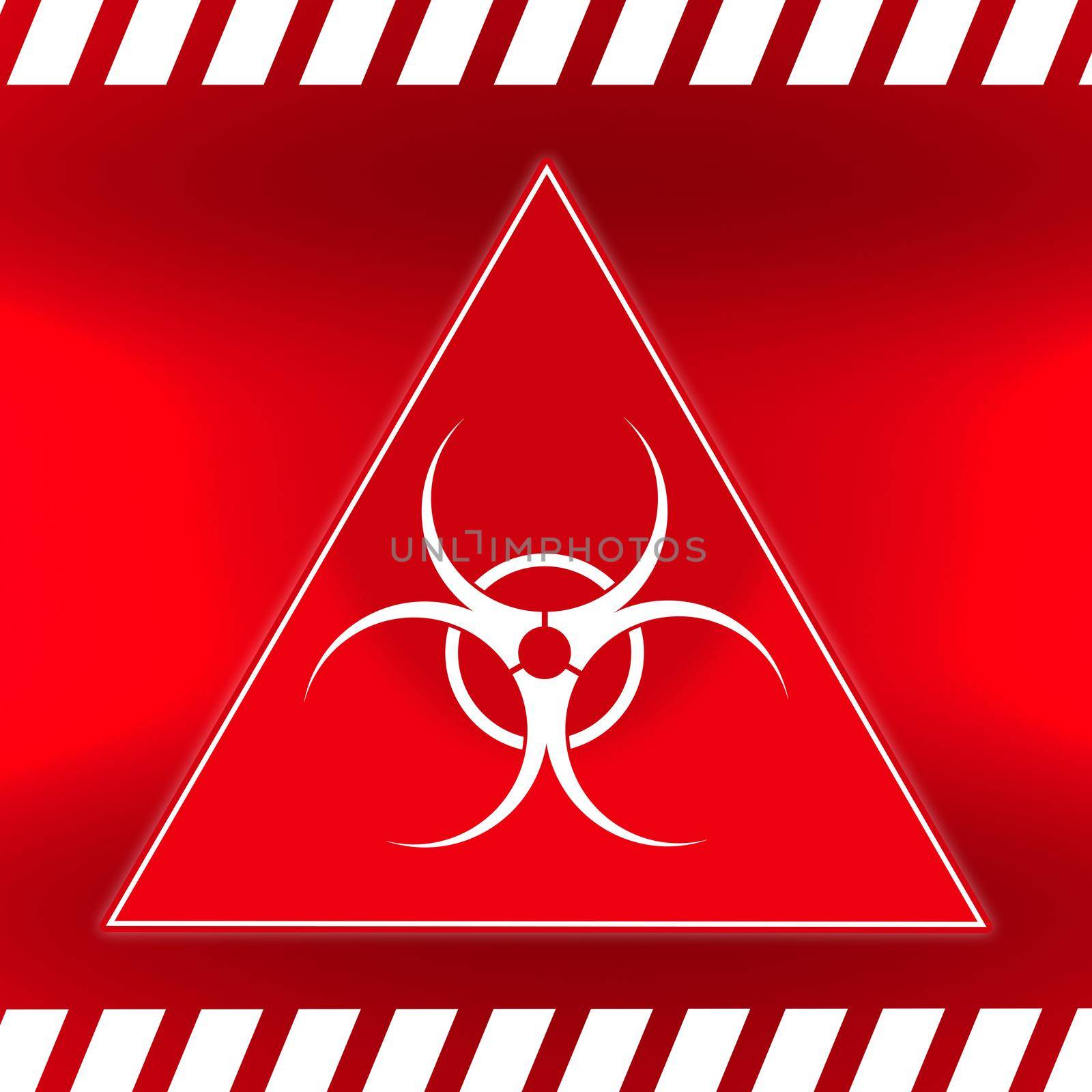 Danger ribbon and sign Attention biohazard and falling warning signs Caution tape restricted access safety and hazard stripes alert symbols