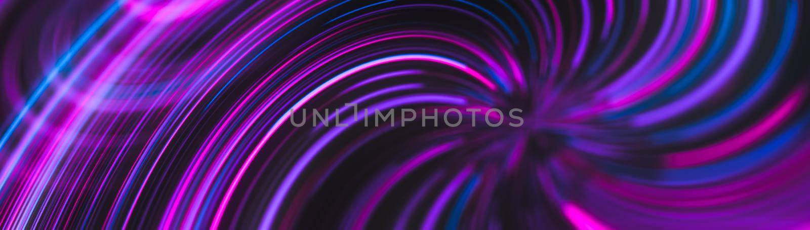 futuristic abstract glowing background twisted neon light curves