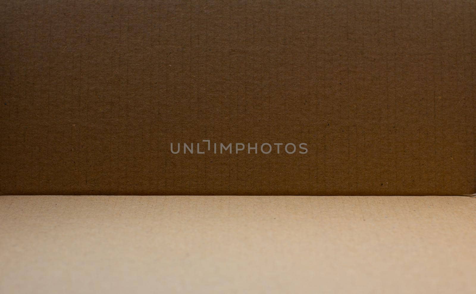 Cardboard wall and floor Brown paper background