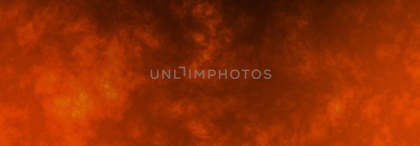 Abstract epic fire horizontal background with flame wave 