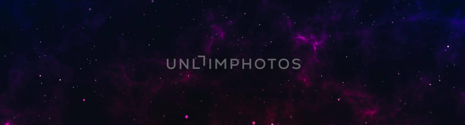 deep space with stars panoramic scene background