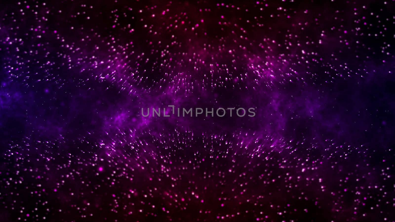 festive background with glowing particles cluster of many particles and bokeh by vikiriki