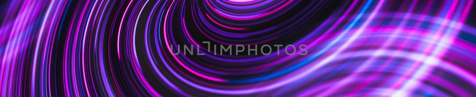 futuristic abstract glowing background twisted neon light curves