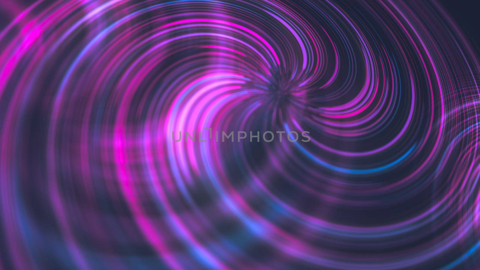 neon lines moving in a spiral, bright pink night techno life background