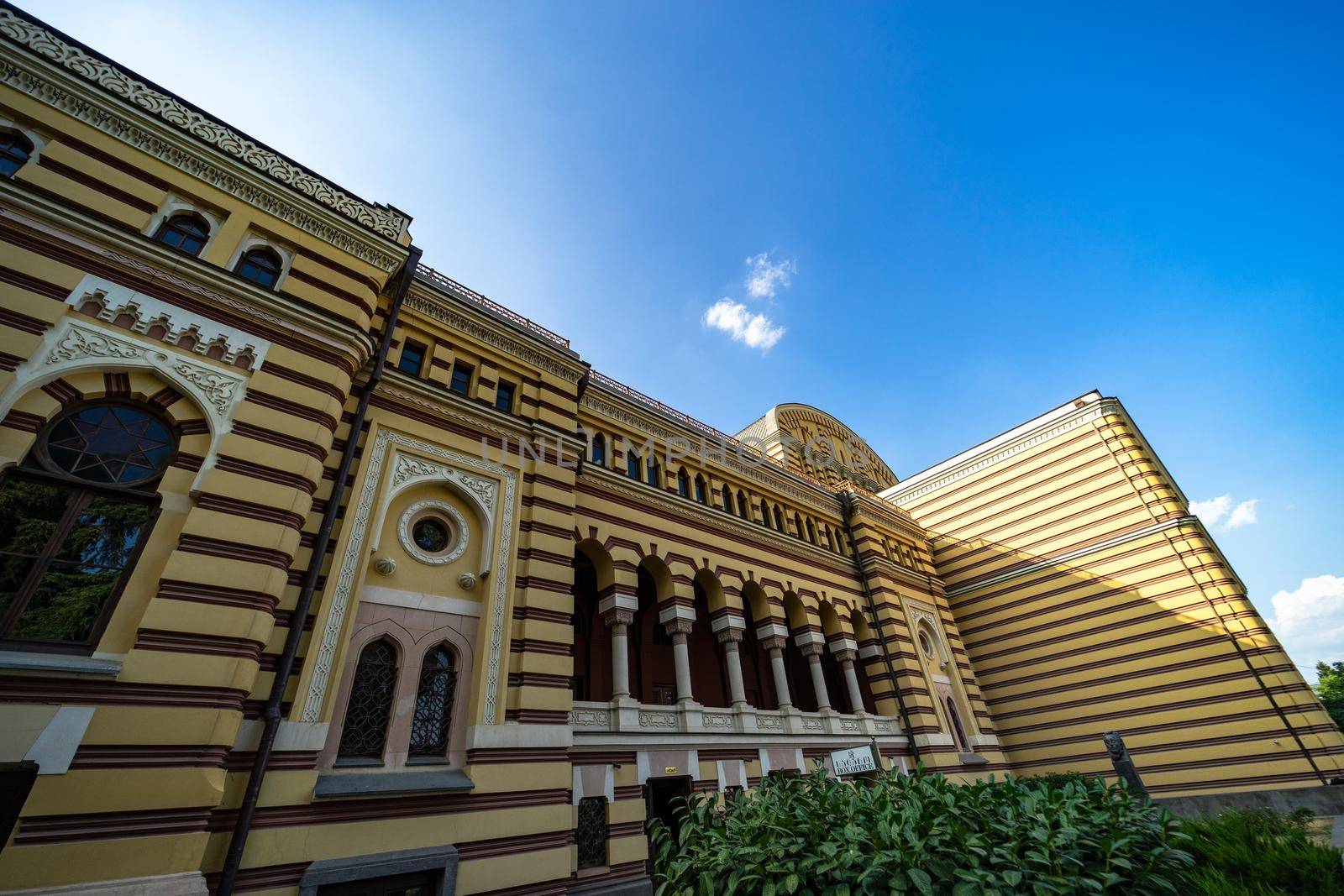 Famous Tbilisi State Opera House on Rustaveli avenue is one of the georgian capital landmark