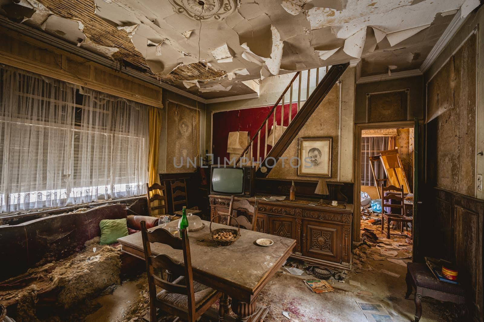 Urbex, Old abandoned house somewhere in Belgium.
