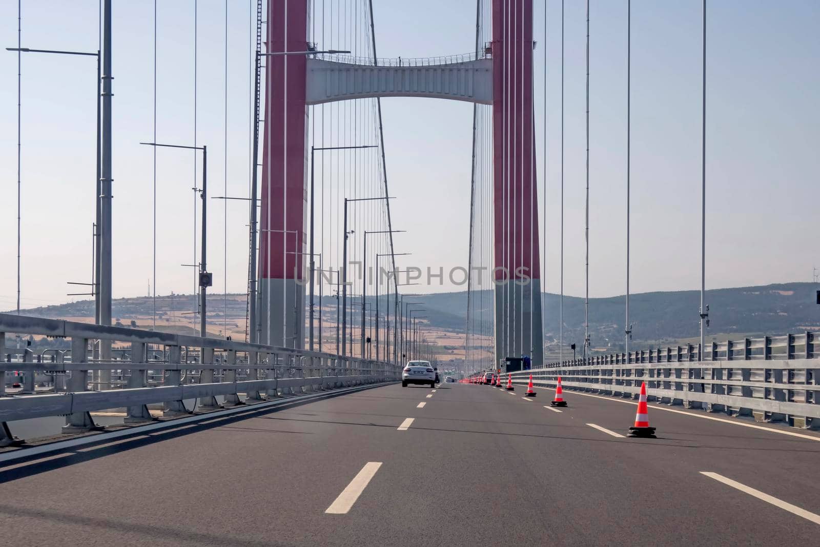 1915 Canakkale bridge in Dardanelles by yilmazsavaskandag
