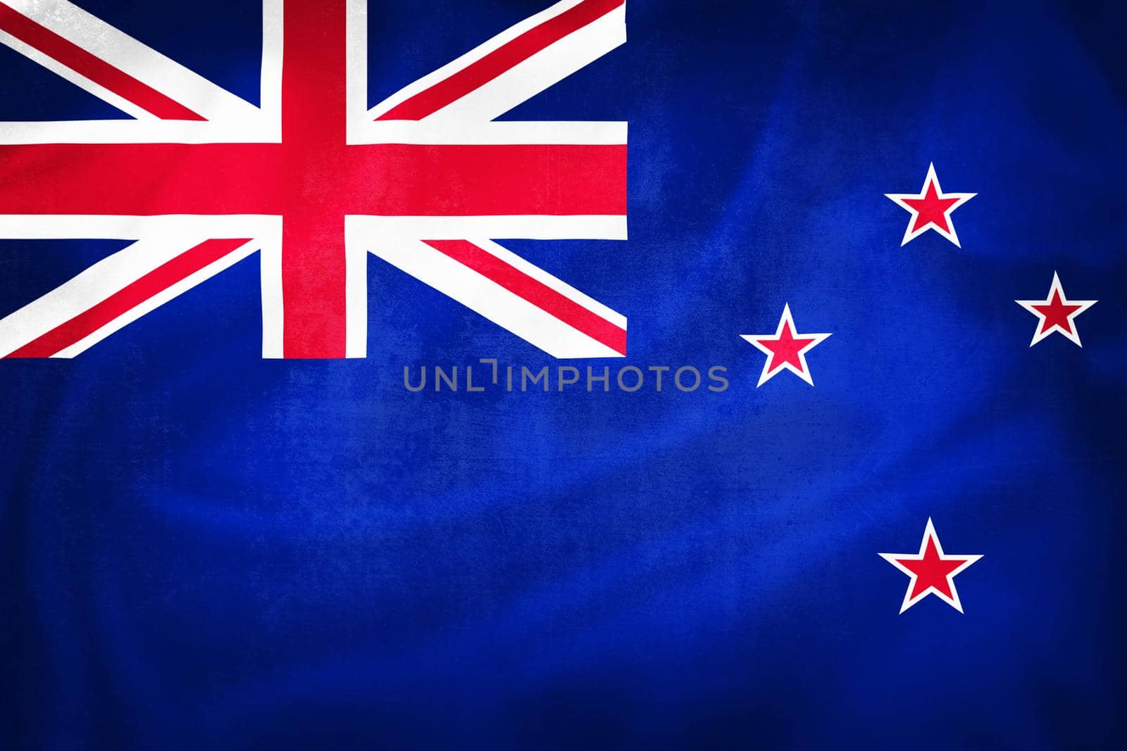 Grunge 3D illustration of New Zealand flag by xbrchx