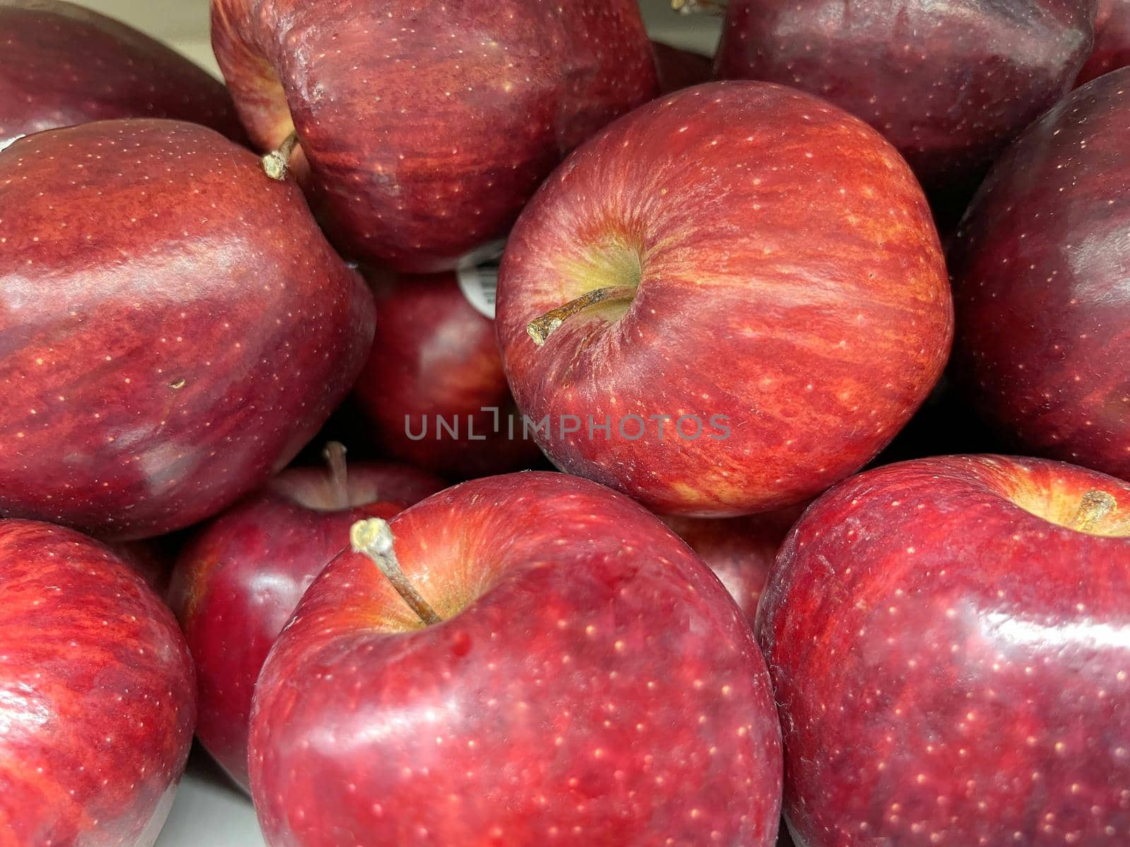 Fresh red apples good for multimedia background group of red ripe apples