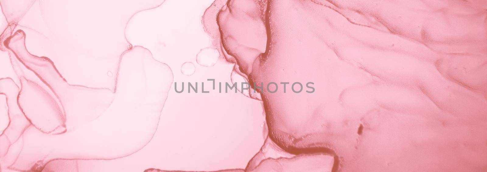 Feminine Luxury Marble. Abstract Mix. Ink Wave Paint. Acrylic Paper. Rose Oil Pattern. Alcohol Liquid Marble. Spring Illustration. Art Gradient Effect. Watercolor Pink Marble.