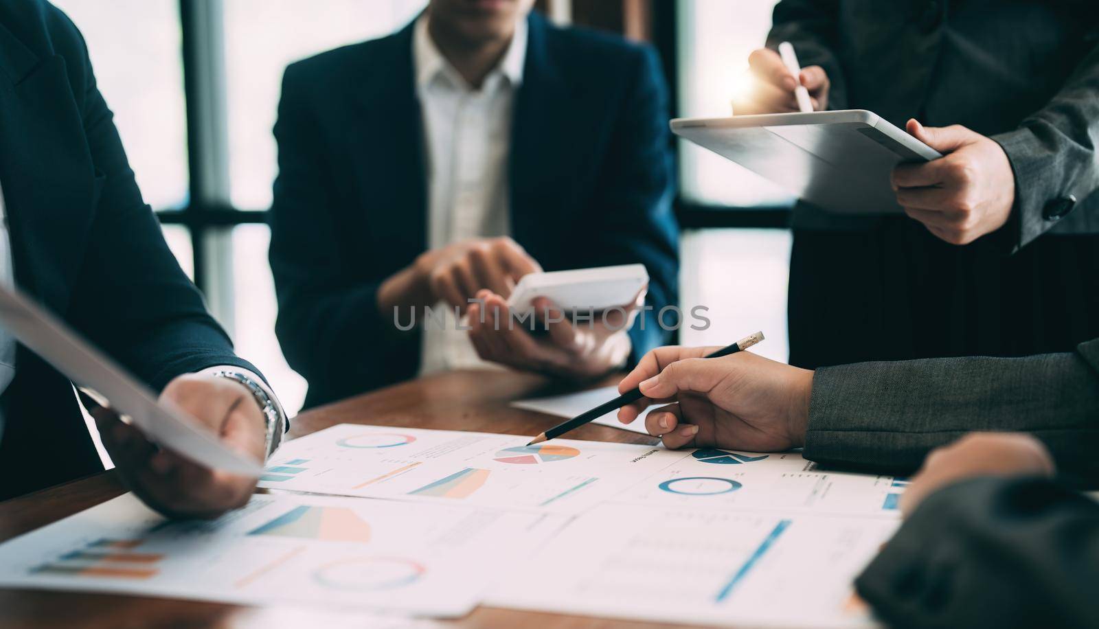 Business People Planning Strategy Analysis Office Concept.