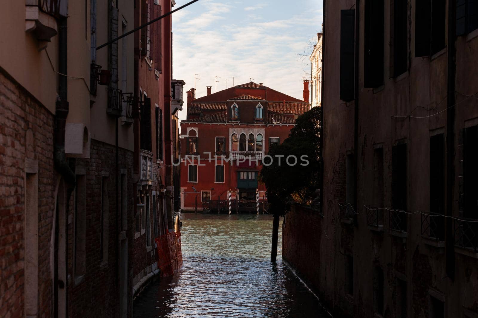 Typical historic building in Venice in Italy by bepsimage