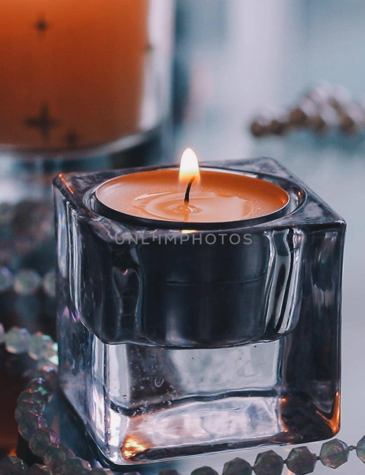 Wait A Moment - Holiday Candle Lights by Anneleven