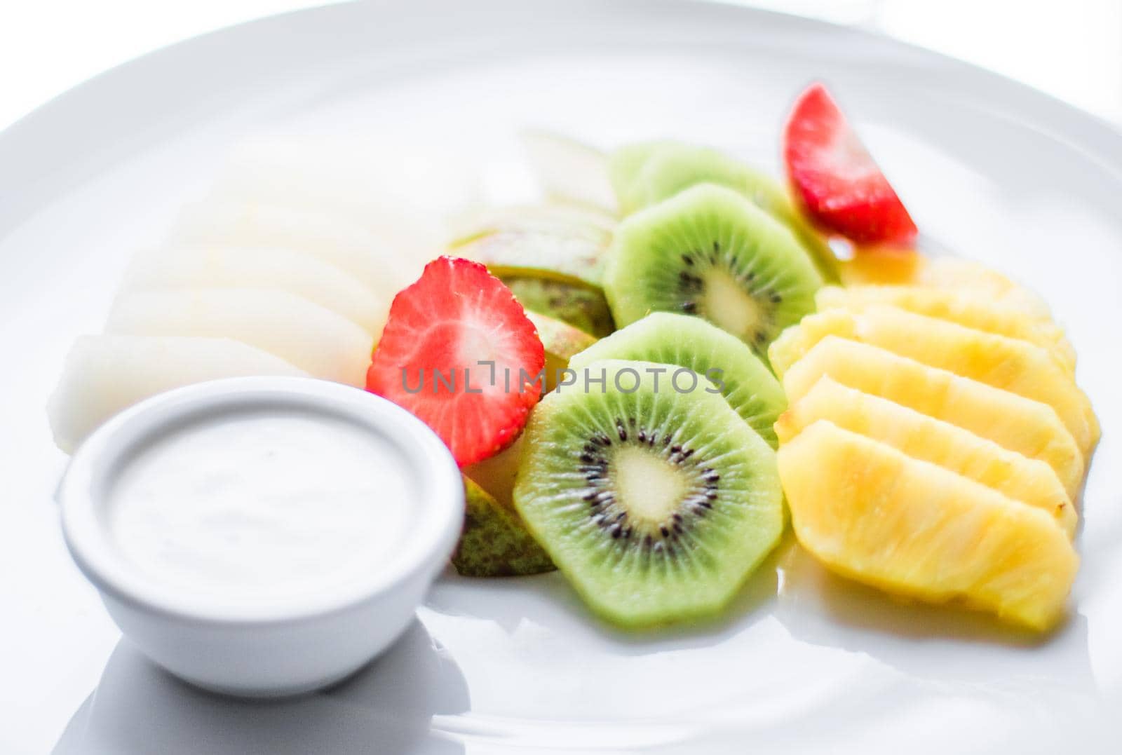 fruit plate served - fresh fruits and healthy eating styled concept, elegant visuals