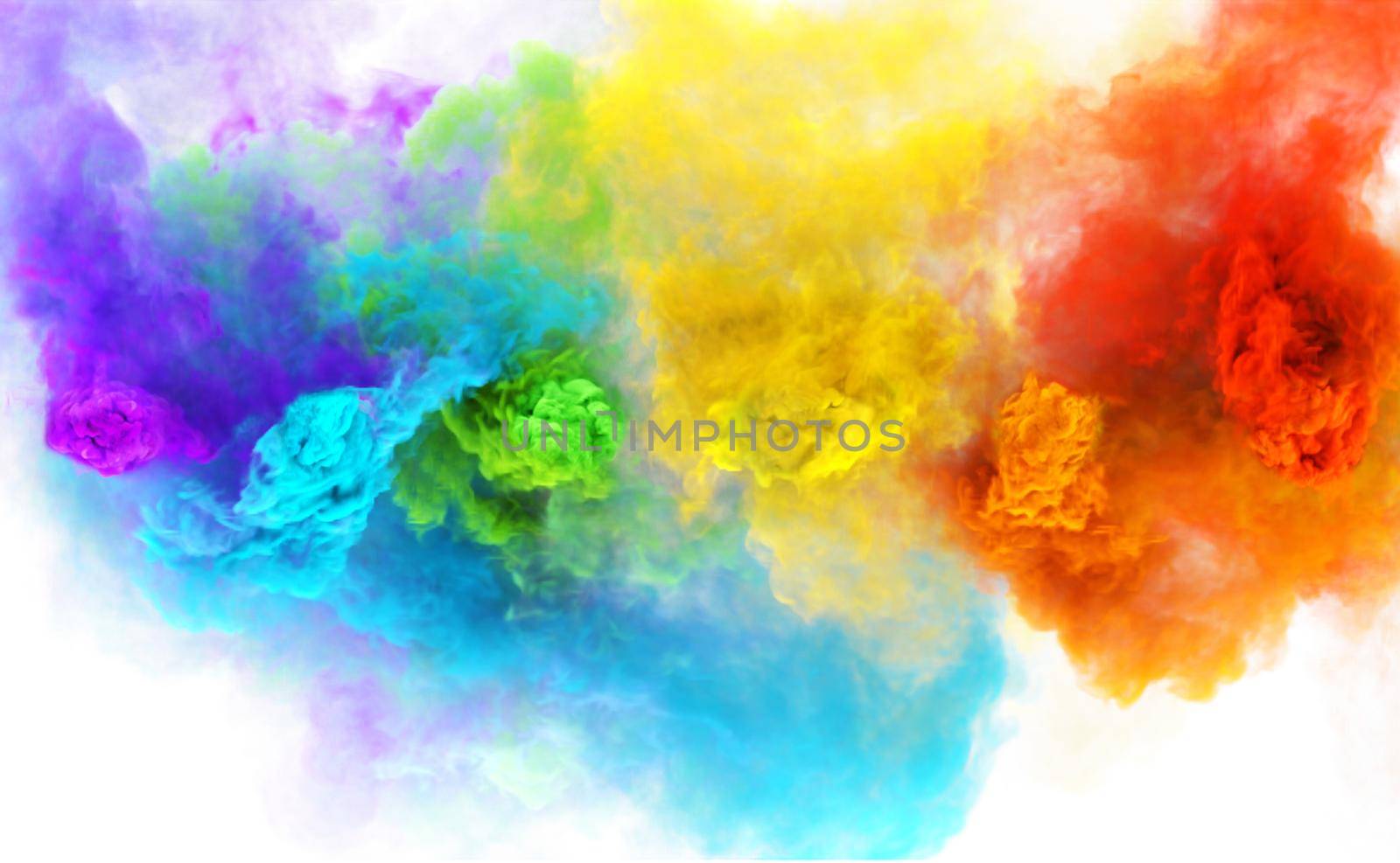 Rainbow smoke clouds abstract heaven texture for background by Xeniasnowstorm