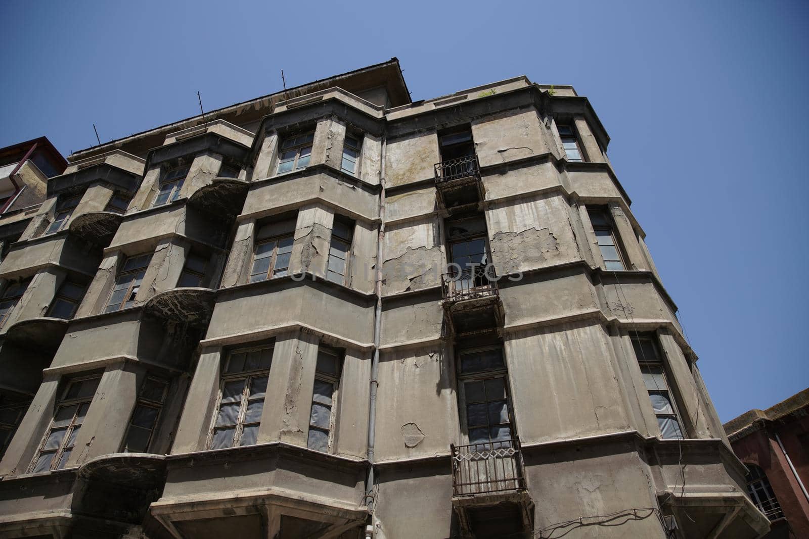Abandoned building in Ankara City in Turkiye