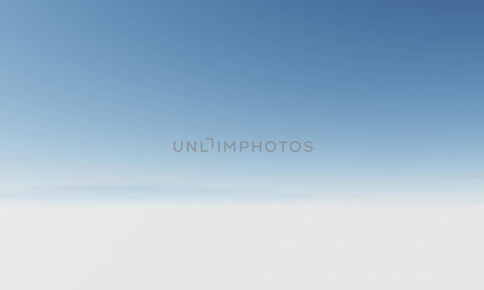 Blue clear sky background. Nature and landscape concept. 3D illustration rendering by MiniStocker