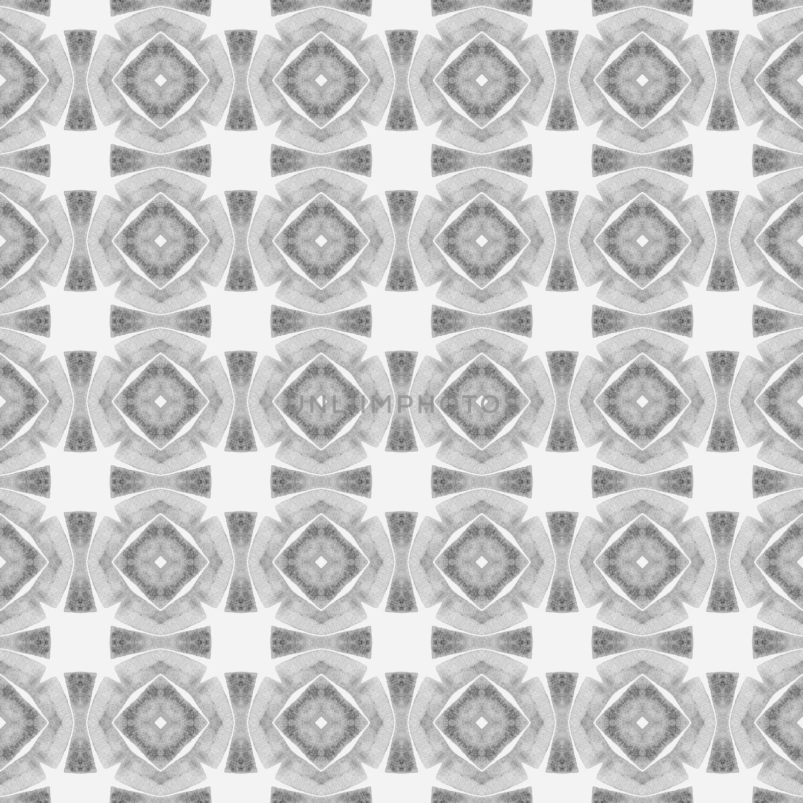 Tropical seamless pattern. Black and white ideal by beginagain