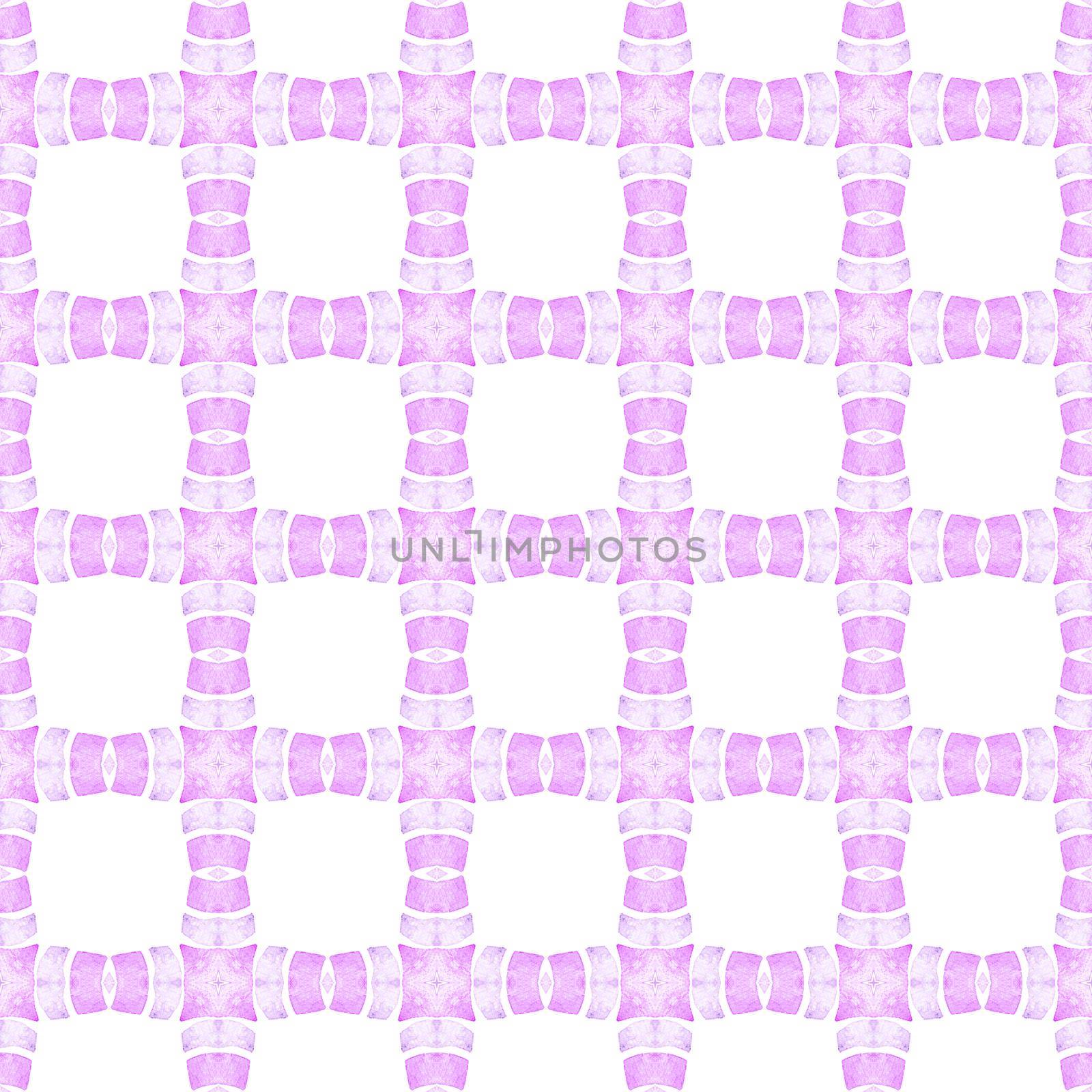 Tropical seamless pattern. Purple elegant boho by beginagain