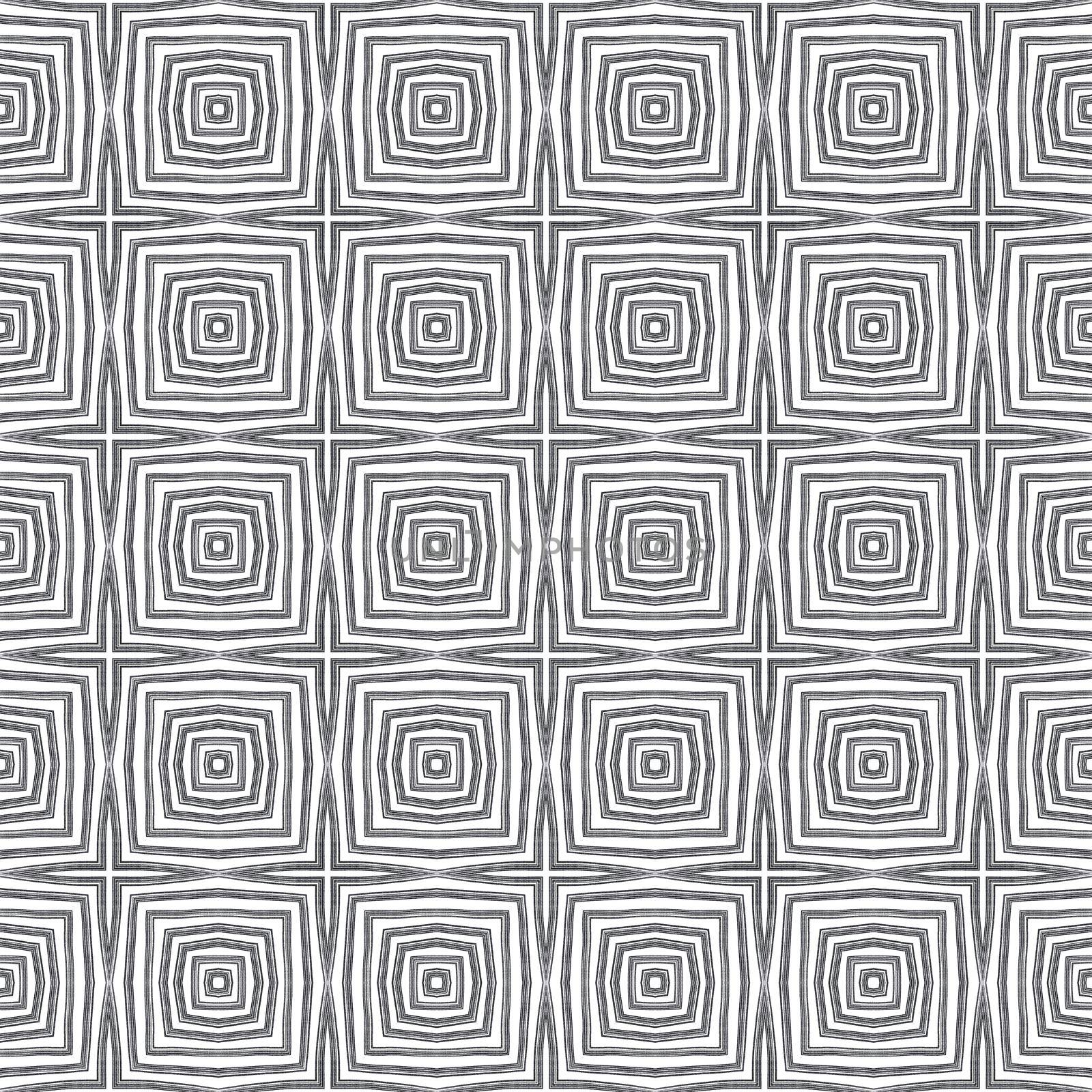 Chevron stripes design. Black symmetrical kaleidoscope background. Geometric chevron stripes pattern. Textile ready graceful print, swimwear fabric, wallpaper, wrapping.