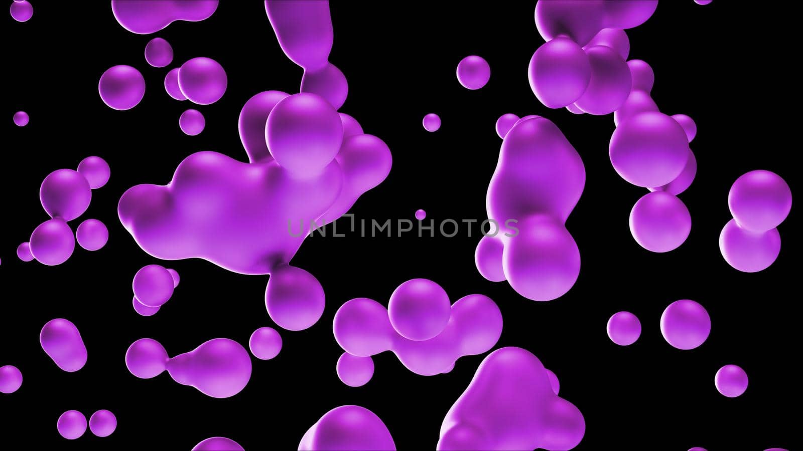 3d rendering Violet Motion minimal art liquid background by studiodav