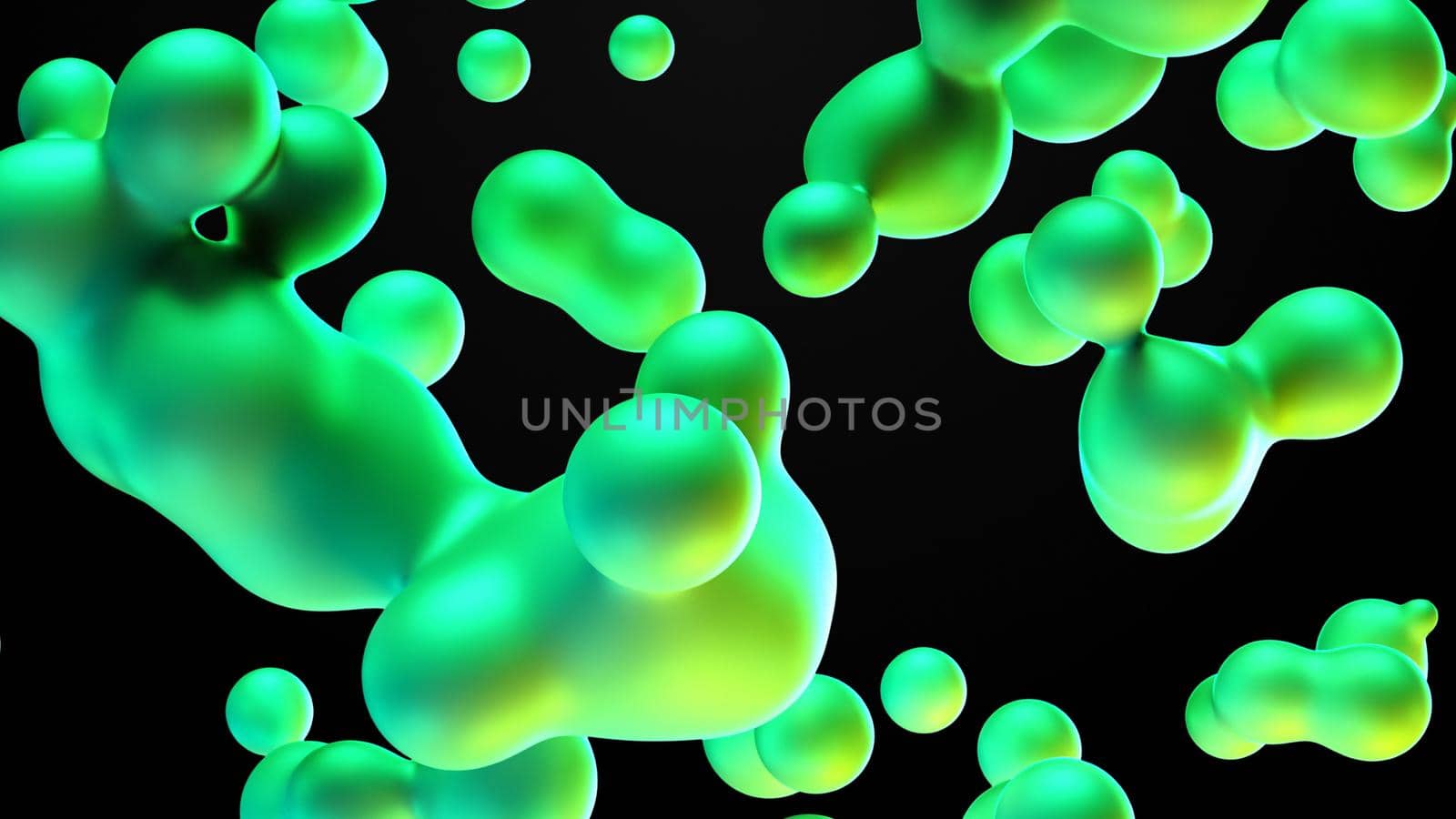 3d rendering Abstract Motion minimal art liquid background by studiodav