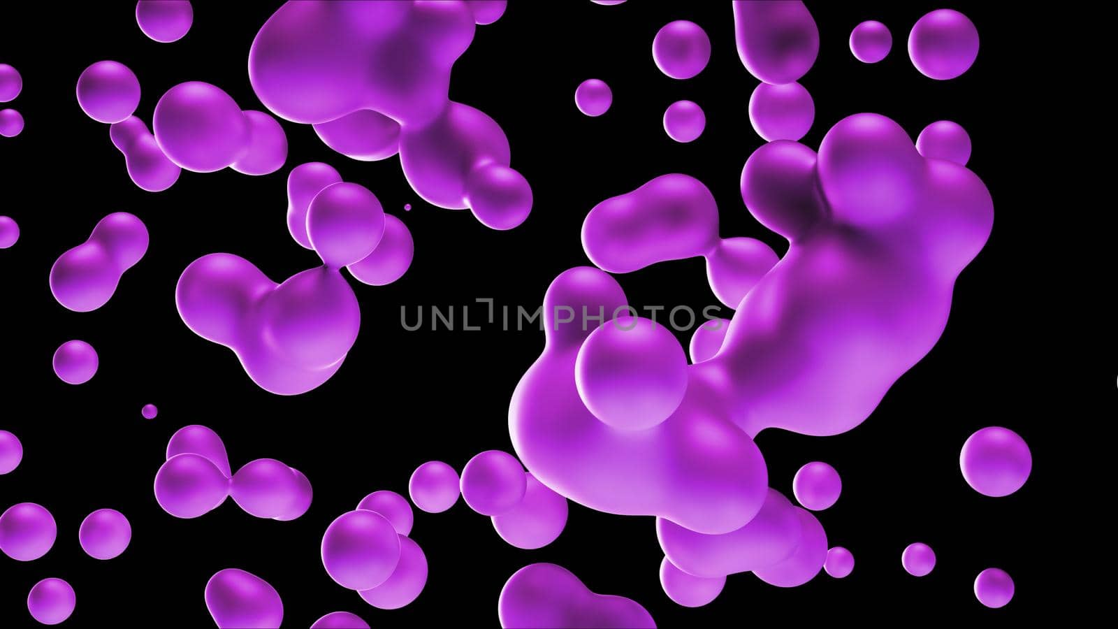 3d rendering Violet Motion minimal art liquid background by studiodav