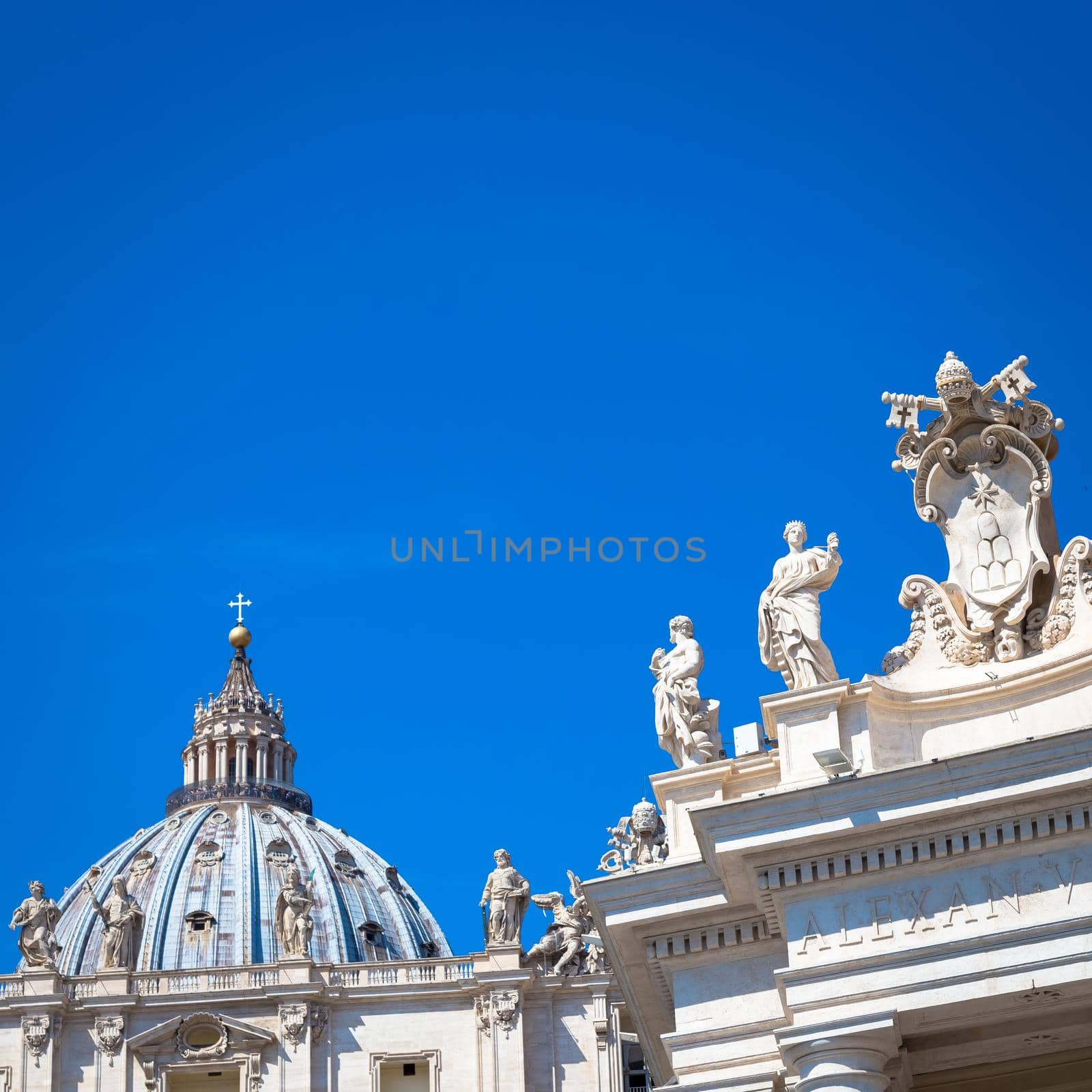 Vatican City with Cupola by Perseomedusa