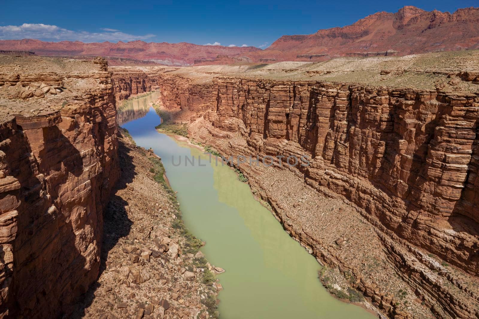 Colorado River and Glen canyon in Canyonlands National Park, Moab, Utah, United States