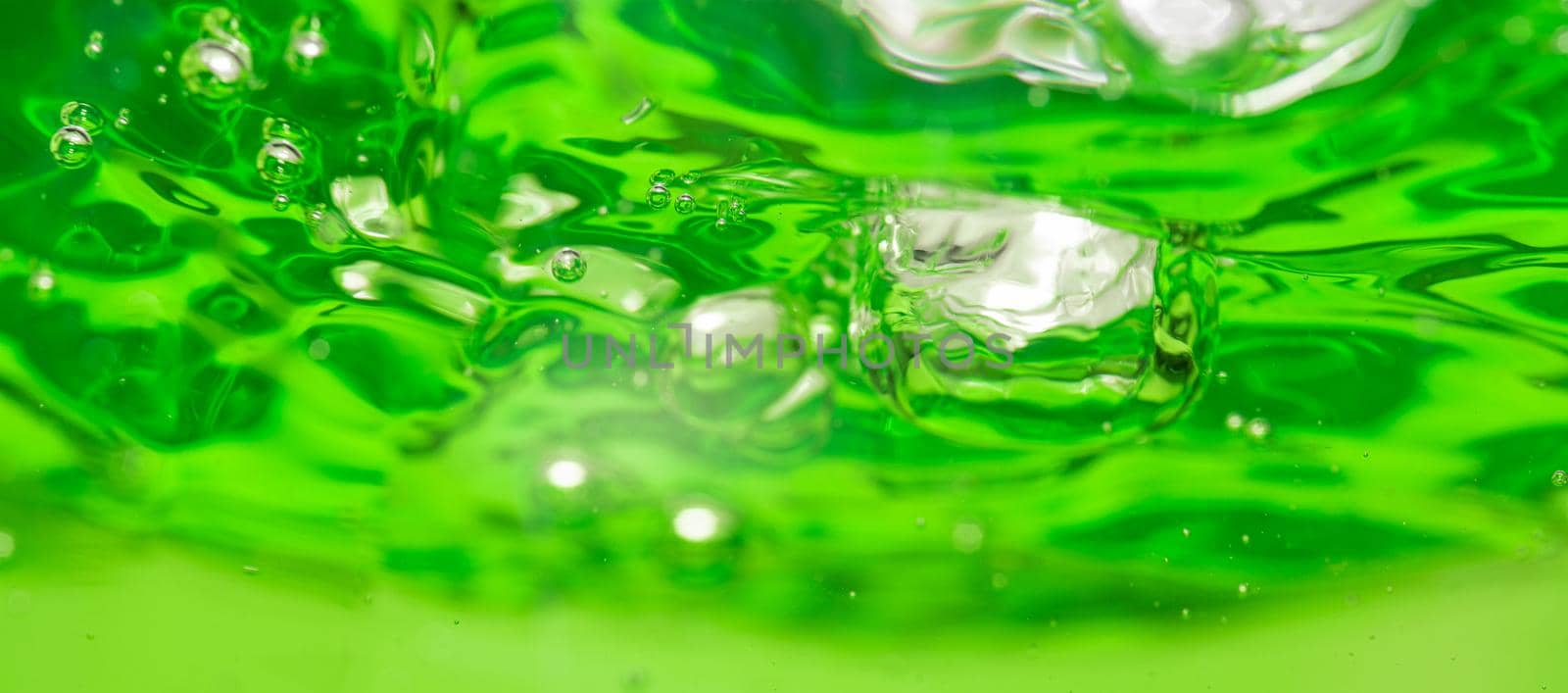 Abstract green water textures for background