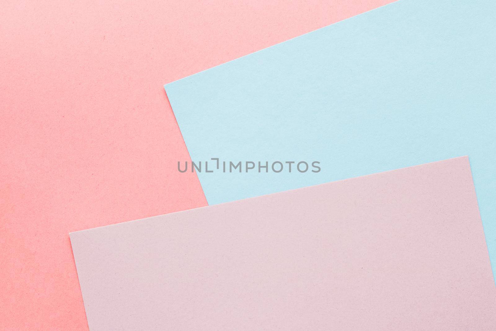 Brand identity, graphic design and business card set concept - Blank paper textured background, stationery mockup