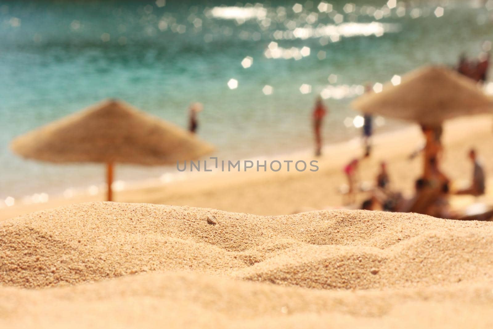 a day on the beach - travel, seascape, vacation and summer holidays concept, elegant visuals