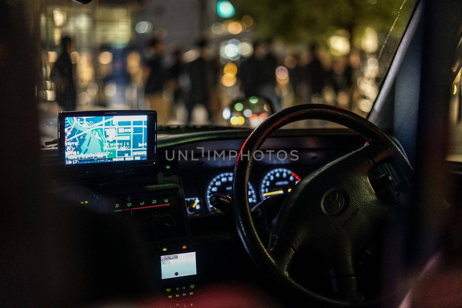 Driving seat image. Shooting Location: Yokohama-city kanagawa prefecture
