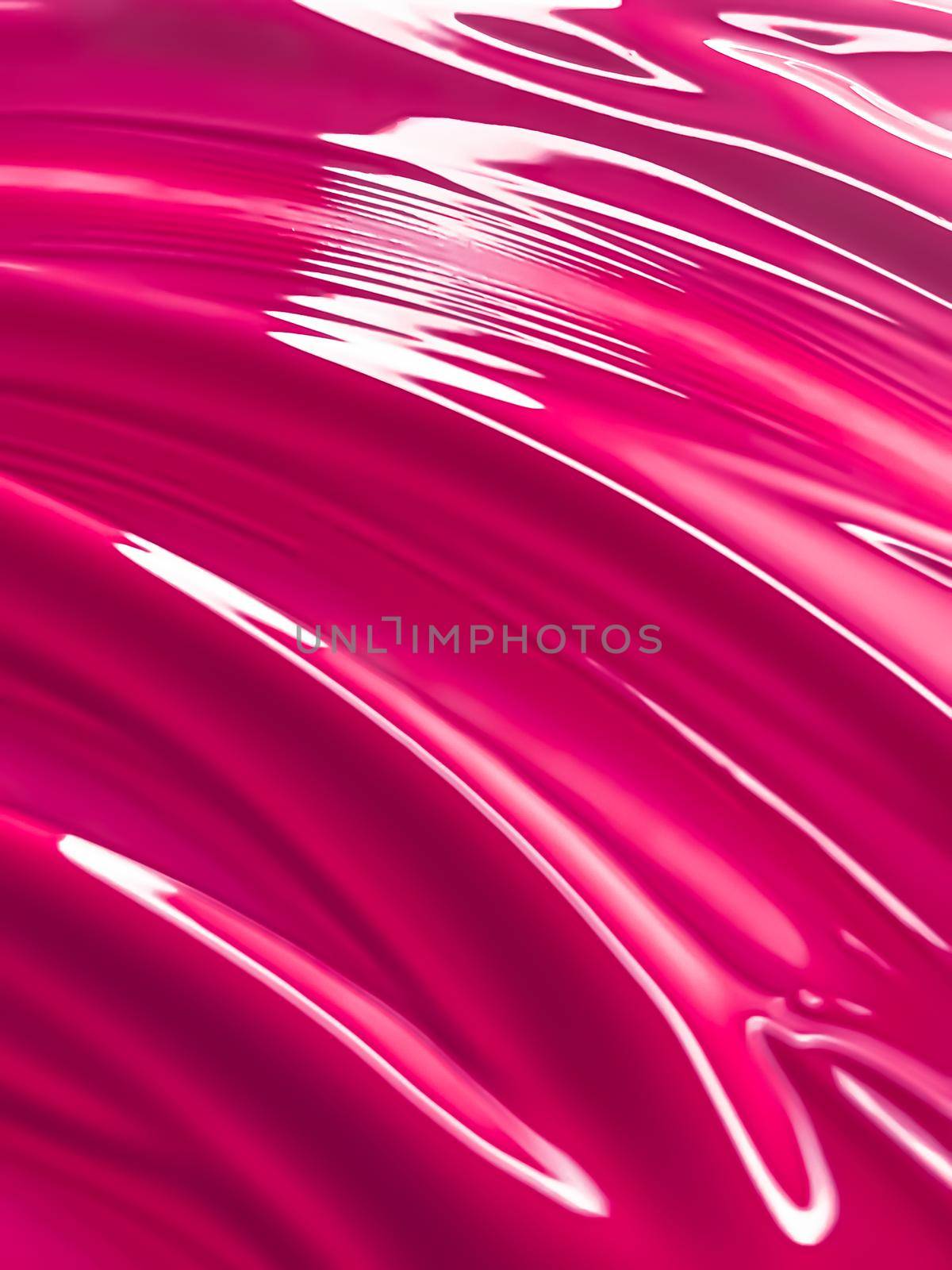 Glossy pink cosmetic texture as beauty make-up product background, cosmetics and luxury makeup brand design concept