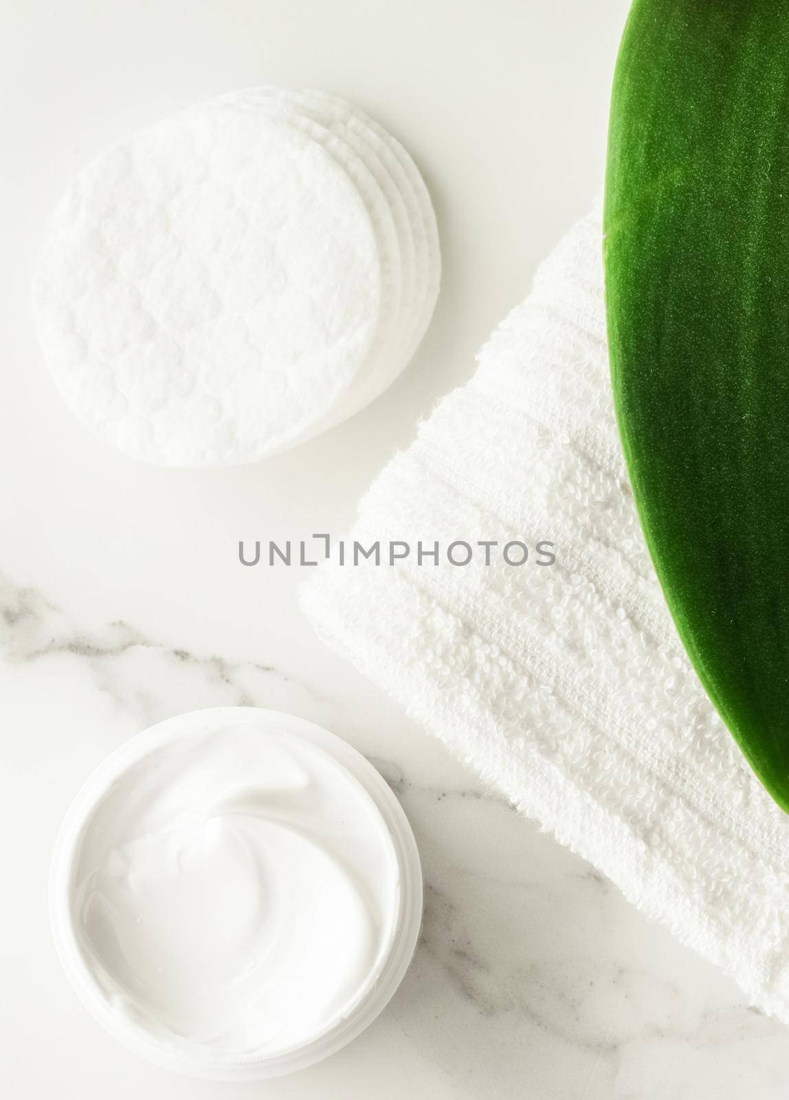 Anti-age cream products on marble, flatlay - skincare and body care, luxury spa and clean cosmetic concept. Beauty of an organic spa experience