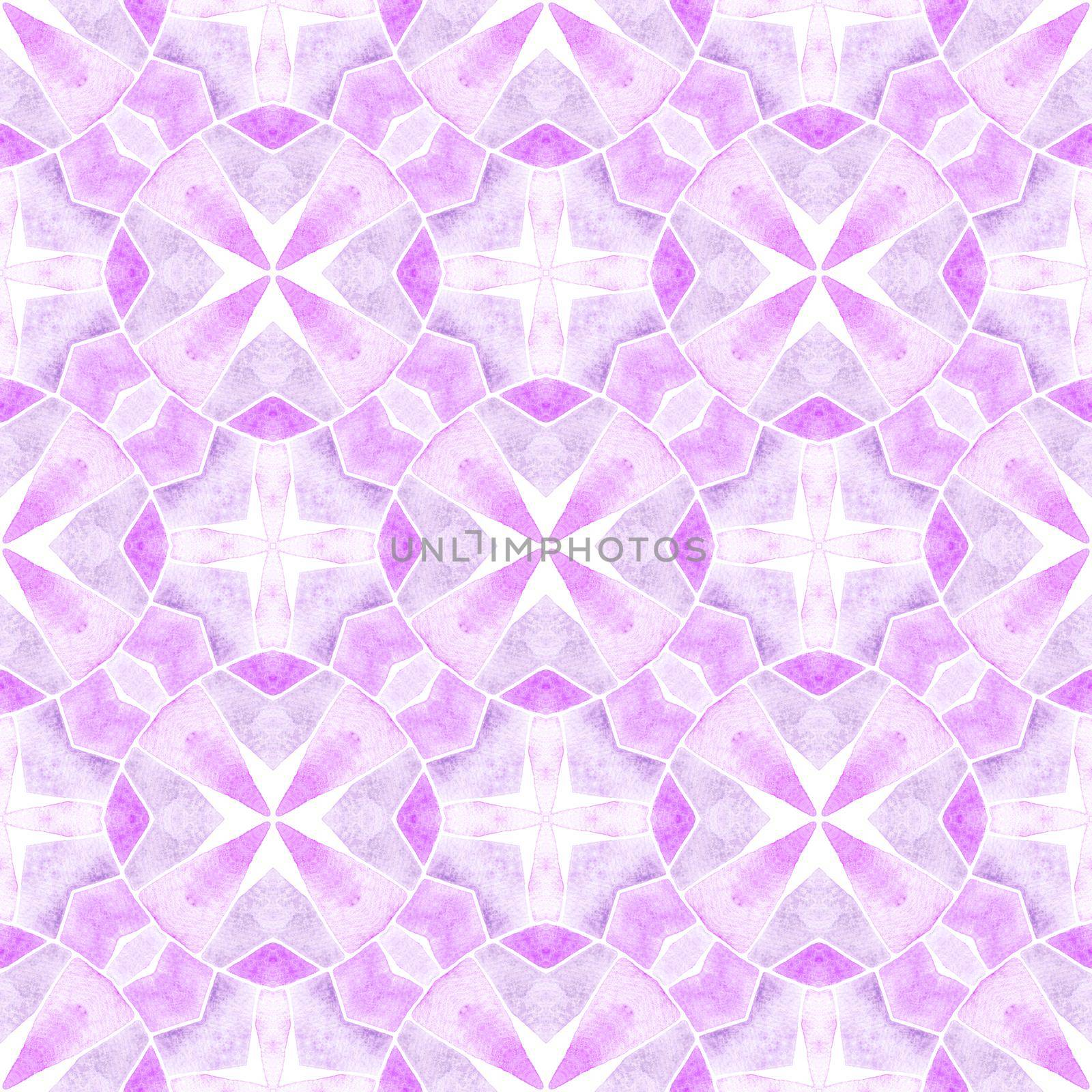 Tropical seamless pattern. Purple positive boho chic summer design. Textile ready fantastic print, swimwear fabric, wallpaper, wrapping. Hand drawn tropical seamless border.