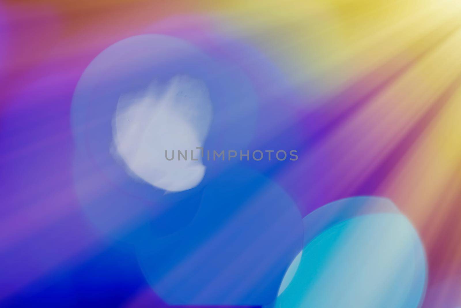 Abstract background, bokeh overlay defocused design concept - Light beams and sun flares