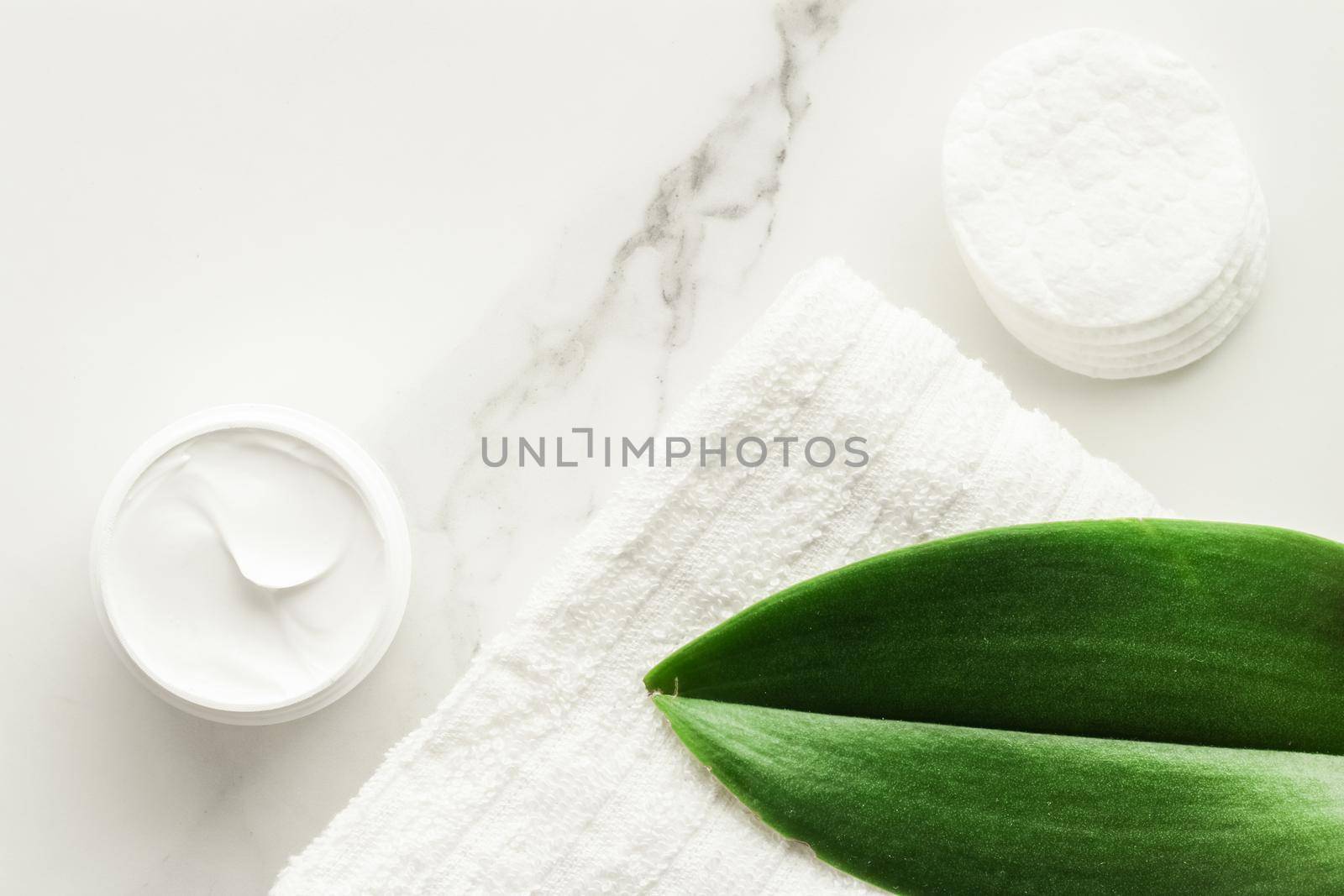 Anti-age cream products on marble, flatlay - skincare and body care, luxury spa and clean cosmetic concept. Beauty of an organic spa experience