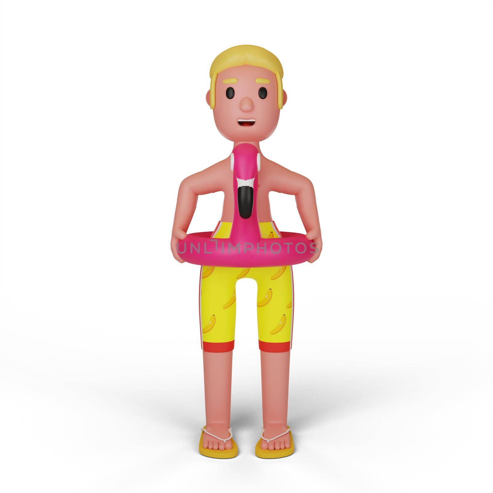 3d character people summer by Rahmat_Djayusman