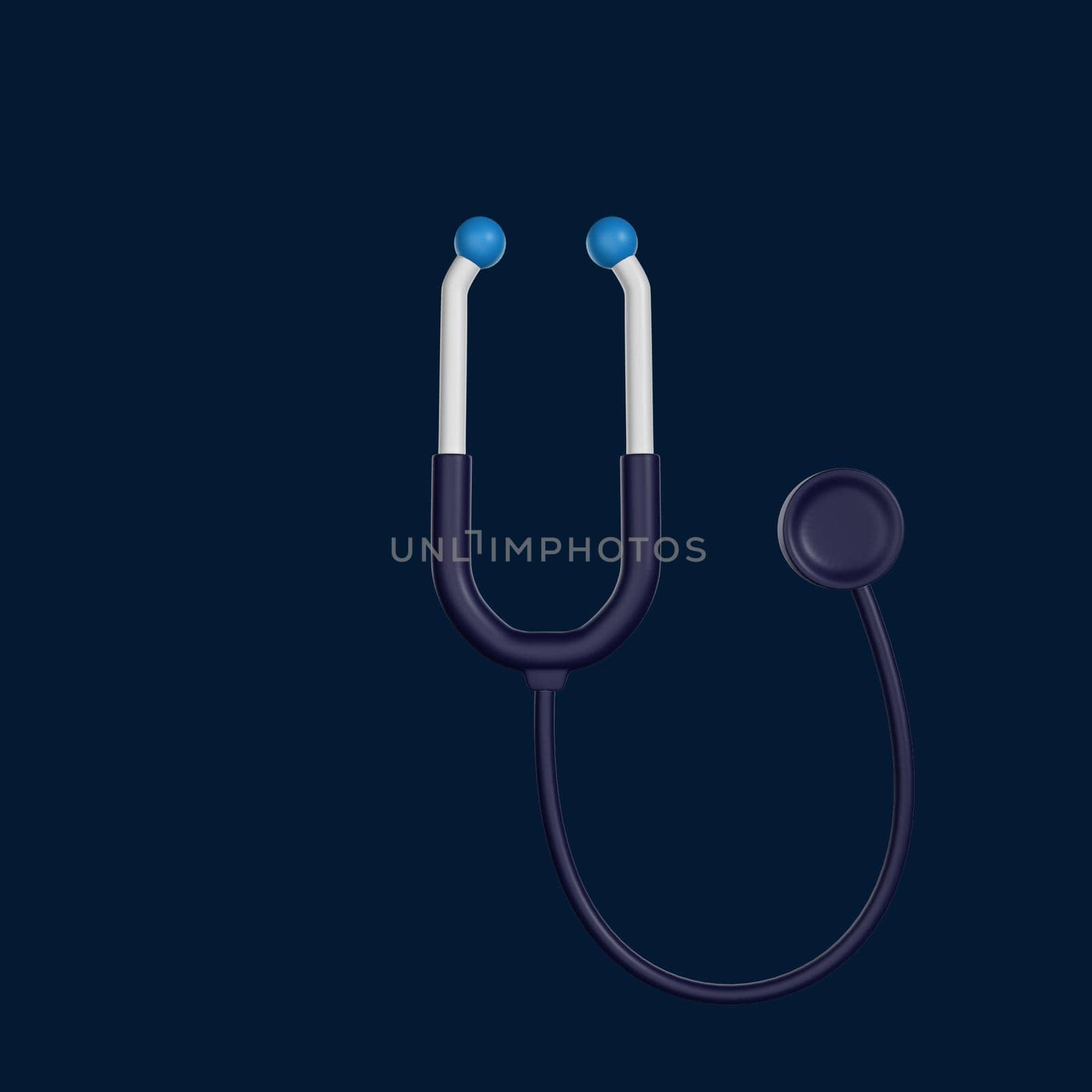 3d icon Stethoscope Medical theme