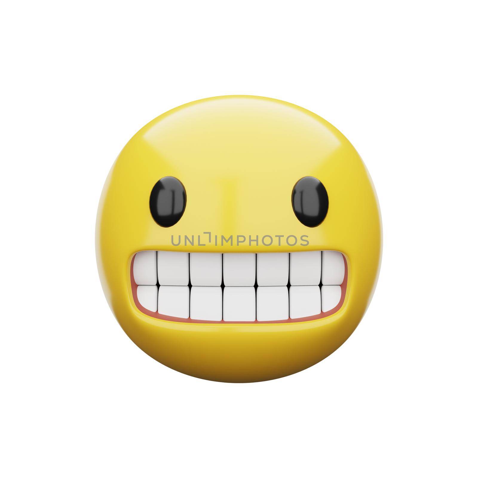 3d emoji Grimacing Face