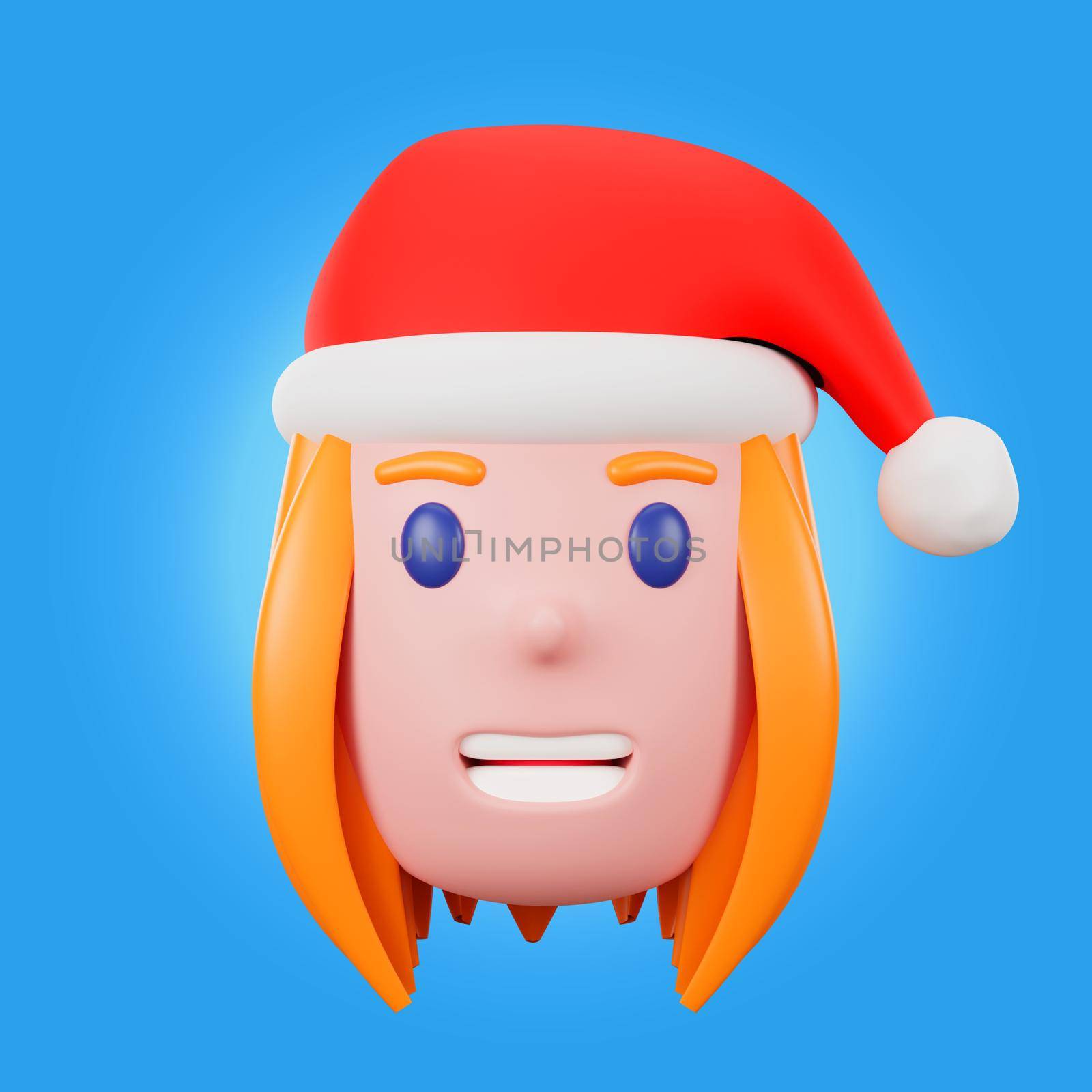 3d avatar female christmas