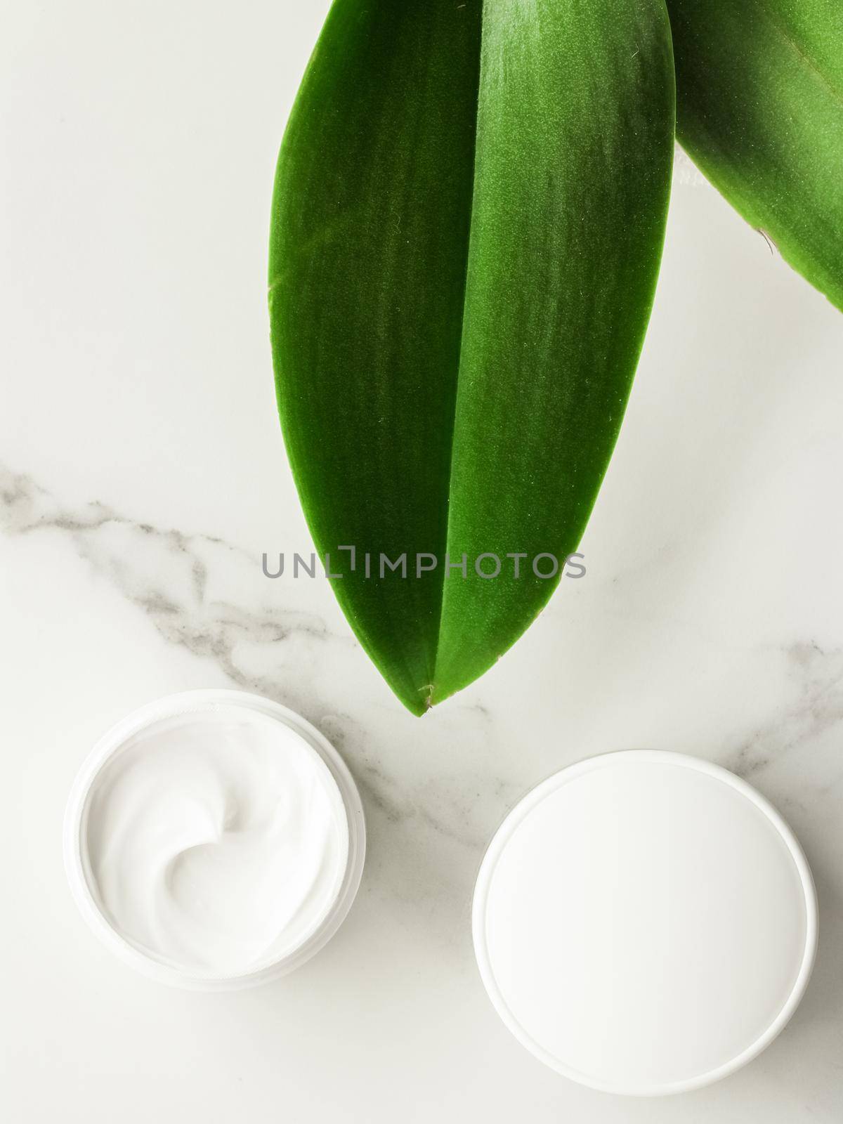 Anti-age cream products on marble, flatlay - skincare and body care, luxury spa and clean cosmetic concept. Beauty of an organic spa experience