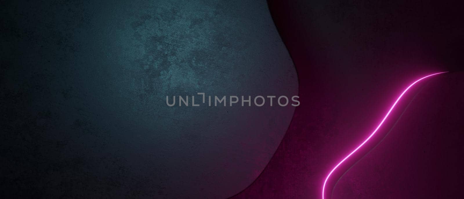 Set of modern Wave purple violet light abstract banner design background 3D Illustration